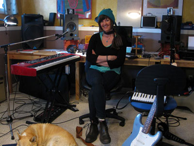 Anne in studio
